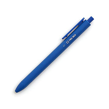 TRU RED Retractable Gel Pens, Medium Point 0.7mm, Blue Ink, 5 Pack – Quick‑Dry Pens for Smooth, Smear‑Free Writing - color: Blue, size: 5 Pack, style: Medium Point