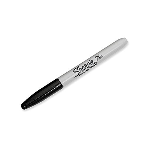 Sharpie Permanent Marker, Fine Point, Black, 1 Count (Pack of 3) - size: 1 Count (Pack of 3)