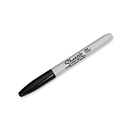 Sharpie Permanent Marker, Fine Point, Black, 1 Count (Pack of 3) - size: 1 Count (Pack of 3)
