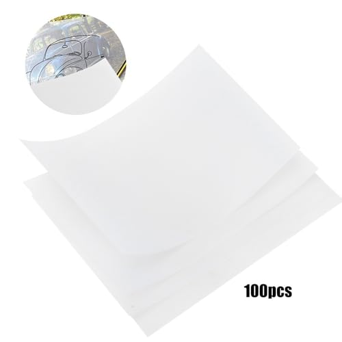 Anu Limen 100pcs Translucent Art Tracing Paper Copying Transfer Writing Drawing Tracing PaperColour(White)