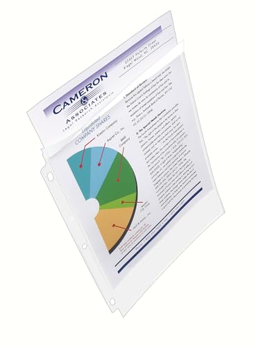 Avery Diamond Clear Top Sheet Protectors, Super Heavyweight Page Protectors for 3 Ring Binder, Clear Binder Sheet, 25 Count (76000)