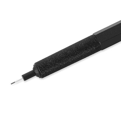 rOtring 600 Mechanical Pencil, 0.5mm, Black Barrel - For Writing, Drafting, Engineering, Architecture Professionals - color: Black, size: 0.5mm