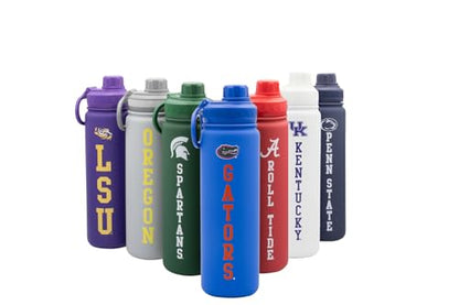 Florida Water Bottle - Blue Double Walled Stainless Steel 24 oz Keeps Drinks Cold or Hot - color: Florida - Blue