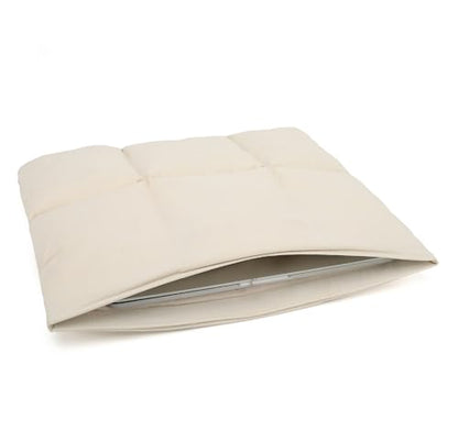KAYOND Puffy Laptop Sleeve 13 Inch 14 inch, Pillow Shape Laptop Sleeve, Compatible MacBook Pro 13inch 14 Inch M4 M5 Pro/Max, MacBook Air M1 M2 M3 M4 2026, Off White - color: Off White, size: For 13"-14" MBA/MAP M4 M3 M2 M1