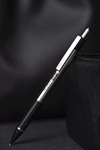 Zebra Pen M-301 Stainless Steel Mechanical Pencils, 0.5mm Fine Point HB Lead Pencil, 6 Pack with 15 Bonus Eraser Refills
