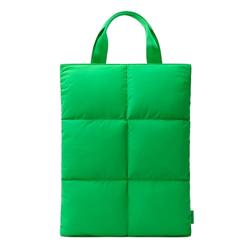 Comfyable Puffy Laptop Sleeve 15 16 Inch, Quilted Puffer Laptop Carrying Case with Handle, Pillow Case Compatible for MacBook Air 15" M5 & MacBook Pro 16" M5 Pro/Max 2026, Puff Cover, Green - color: Green, size: For 15" Mac Air / 16" Mac Pro