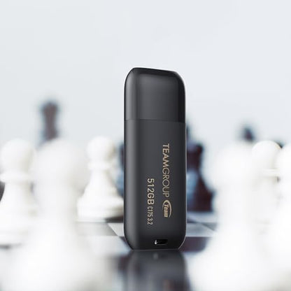 TEAMGROUP C175 1TB USB 3.2 Gen 1 (USB 3.1/3.0) Read 100MB/s Flash Thumb Drive, External Data Storage Memory Stick Compatible with Computer/Laptop/Desktop/PC Matte Black TC17531TBB01 - size: 1TB