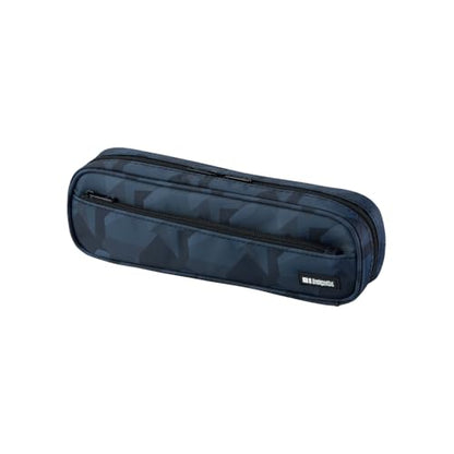 LIHIT LAB Large Capacity Zipper Long Pencil Case For School Office College, Big Capacity Pencil Bag Holder Adults Teen Boys Girls, Travel Cosmetics Storage, Black Camo (A7552-134) - color: Black Camo