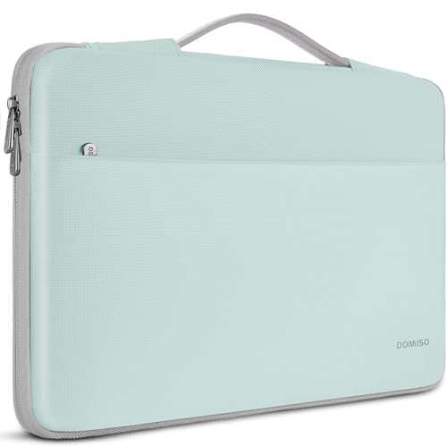 DOMISO Laptop Case Sleeve Protective Cover Compatible with MacBook Air 13 M4 M3 M2,MacBook Pro M2 M1,iPad Air/Pro,13 inch Dell,Lenovo, HP,Asus,Waterproof Computer Cases Bag with Handle,Mint Green - color: Mint Green, size: 13" for MacBook Air/Pro