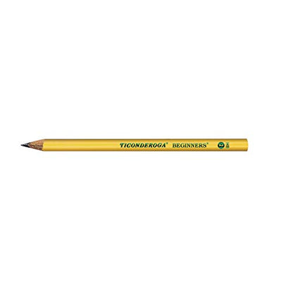 Ticonderoga Beginner Wood-Cased Pencils, #2 HB Soft, Yellow, 12 Count (X13080) (Pack of 2)