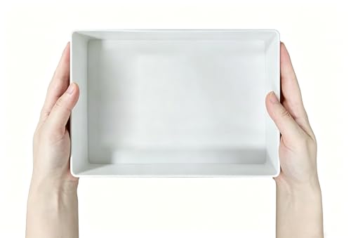 Amazon Basics Rectangular Plastic Desk Organizer with Storage Trays, Accessory Tray, Drawer Organizer, 9.4 x 6.7 x 2 inch, White (Pack of 2) - size: 9.4" x 6.7" x 2" (Pack of 2)