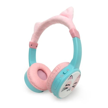 Cat Ear Kids Headphones, Bluetooth Wireless Headphones for Kids, 85dBA Volume Limited, FunShare, Girls Toddlers Children Headset for School/Learning/iPad/Travel - style: Cat Ear