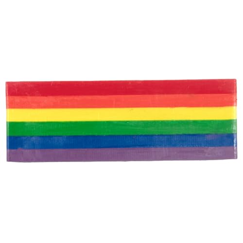 eeBoo: Jumbo Wax Crayon: Rainbow Striped – 6 Vibrant Colors in One Chunky Crayon, 4" x 1.5" x 0.625" Block, Art & Coloring Supplies, Kids Ages 3+