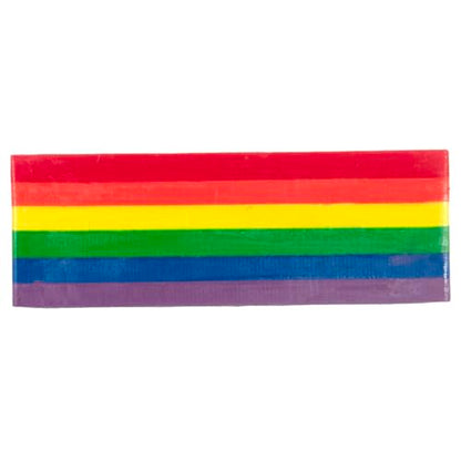 eeBoo: Jumbo Wax Crayon: Rainbow Striped – 6 Vibrant Colors in One Chunky Crayon, 4" x 1.5" x 0.625" Block, Art & Coloring Supplies, Kids Ages 3+