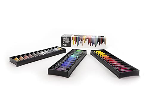 Liquitex BASICS Acrylic Paint Set, 36 x 22ml (0.74-oz) Tube Paint Set - style: 36 x 22ml (0.74-oz)