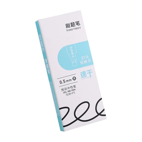 5/12 Pcs Quick-Drying Gel Inks Pen Smooth Writing Tool Retractable Back To School Supplies For Students - color: 5 pieces