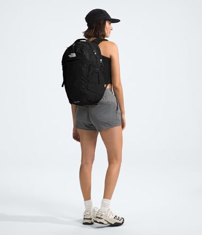 The North Face Women's Recon Everyday Laptop Backpack - Commuter Travel Bag, 18" Laptop Sleeve, Water-Repellent, TNF Black/TNF Black-NPF, One Size - color: Tnf Black/Tnf Black-npf