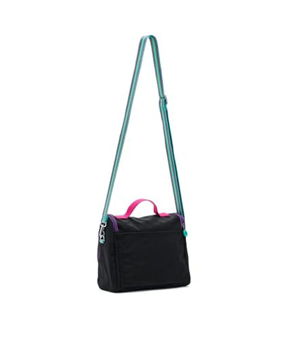 Kipling Women's New Kichirou Fc Lunch Bag, Insulated Lunch Bag, Snack Tote - color: Black Fun C