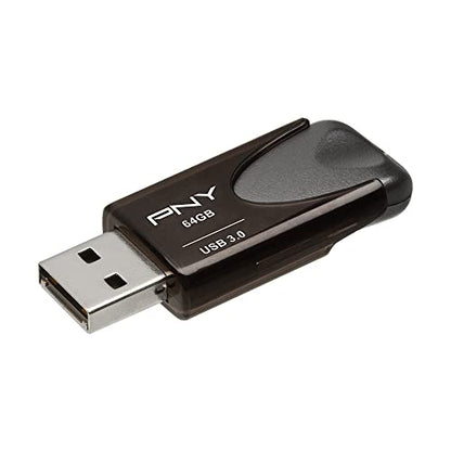 PNY 64GB Turbo Attache 4 USB 3.0 Flash Drive - size: 1 Count (Pack of 1), style: 64GB