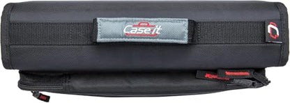 Case-it 2 Inch 3 O-Ring Zipper Binder with Padded Laptop Case Workstation, Shoulder Strap, LT-117, Black - color: D Black / Multi, size: 36 Pack