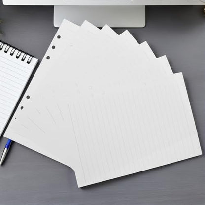 KALLORY A5 Lined Paper Refills for Binder Notebook – 225 Sheets Loose Leaf Planner Filler Paper, College Ruled Inserts for Daily Journal and Diary Use