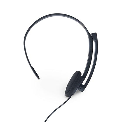 Verbatim Mono 3.5mm Wired Headset with Microphone and in-Line Remote, Black - size: 6.33, style: Mono