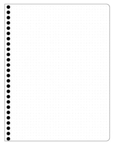 Decomposition Mosaic Dot Grid Spiral Notebook - 9.75 x 7.5 Journal with 144 Dot Grid Pages - 100% Recycled Paper - Notebooks for School Supplies, Home & Office - Made in USA - color: Mosaic, style: Spiral-bound