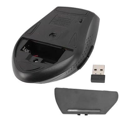 2.4G Mouse, Compact Laptop Mouse for Computer (Blue) - color: Blue