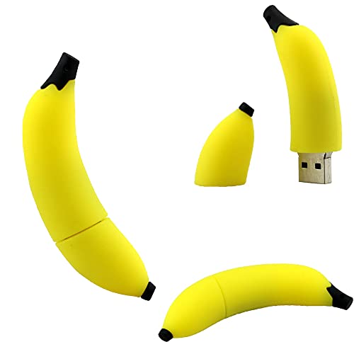 Funny Flash Drive - 16GB USB Drive - Novelty Flash Drive - Banana Thumbdrive (Banana) - color: Banana