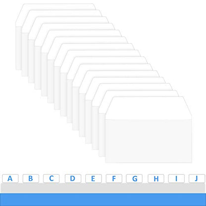 Zonon 200 Pieces Tabs 2 Inch Sticky Index Tabs, Writable and Repositionable File Labels Flags White Page Pop up Markers Labels for Reading Notes, Books and Classify Files