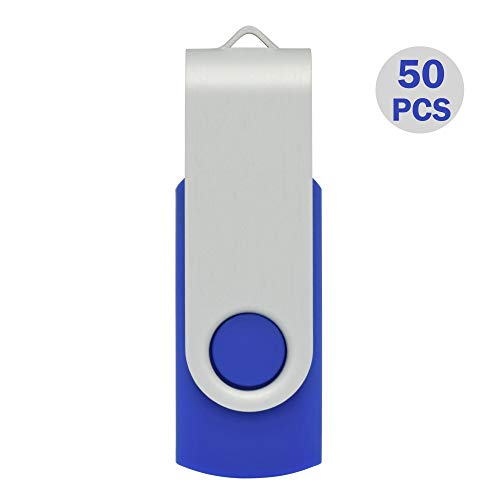 50 Pack 16GB USB Flash Drives Bulk 16GB Flash Drive 50 Pack USB2.0-Blue - color: Blue, size: 16GB-50PACK