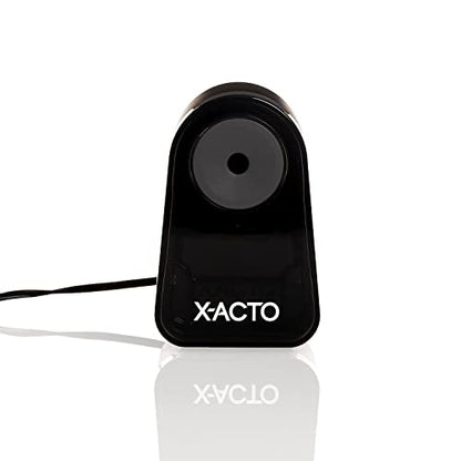 X-ACTO Pencil Sharpener, Mighty Mite Electric Sharpener, With Pencil Saver®, SafeStart® Motor, Black - Classroom, School, Teacher Supplies - size: Pack of 1