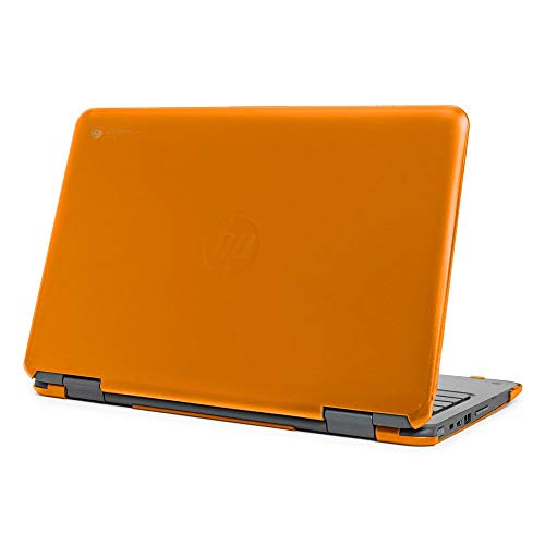 mCover Case Compatible for 2020～2022 11.6" HP Chromebook X360 11 G3 EE / G4 EE Laptops Only (NOT Fitting Any Other HP Models) - Orange - color: Orange