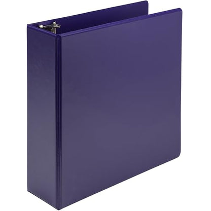Samsill Plant-Based 3 Inch Durable Round Ring, View Binder, Eco-Friendly, USDA Certified Biobased, Single, Purple - color: Purple, size: 3", style: Single