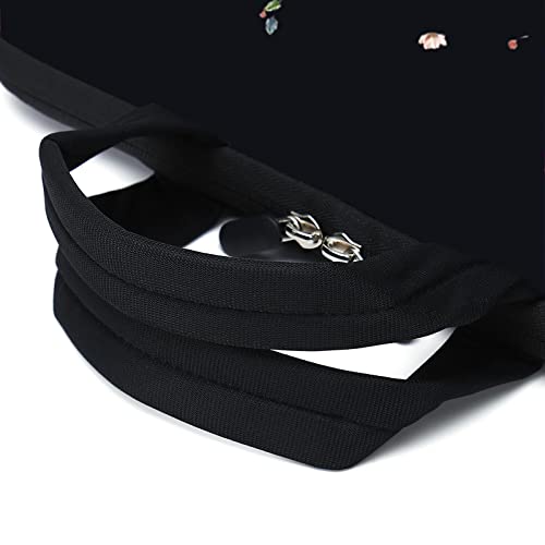 13.3" Laptop Bag Adjustable Shoulder Strap with Handle Accessory Pocket fits 11.6" 12" 12.1" 13" 13.3" Laptops (Flowers) - color: Flowers