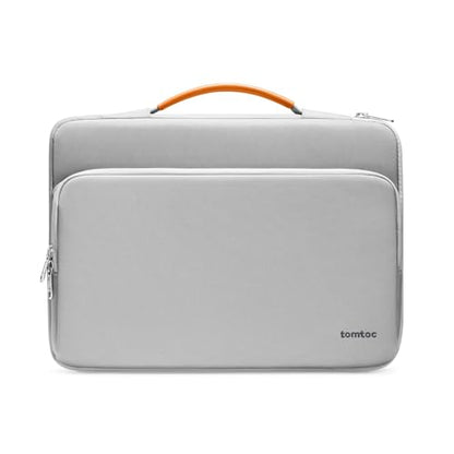 tomtoc 360° Protective Laptop Case for 13.5-14.4 Inch Surface Laptop Studio | Water-Resistant Laptop Bag Fits Surface Laptop 6/5/Studio 2/1, Acer Swift 14, ASUS Zenbook/Chromebook 14, HP EliteBook 14 - color: Gray, size: 13.5-14.4 Inch