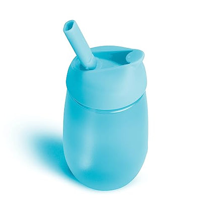 Munchkin Simple Clean Straw Cups for Toddlers 1-3, with Peel Open Straw for Easy Cleaning, Spill Proof Sippy Cup-for Kids 12+ Months, 10 Ounce, Blue/Green, 2 Count (Pack of 6) - size: 2 Count (Pack of 6), style: 2pk, Blue/Green
