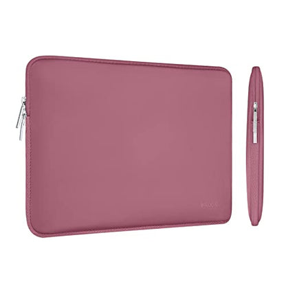 MOSISO Laptop Case 13 inch, 13 inch Laptop Sleeve Bag Compatible with MacBook Neo/Air M5 M4 M3 M2 M1 2026-2018 / Pro M2 M1 2026-2016, Neoprene Computer Sleeve Bag with Small Case, Dusty Rose - color: Dusty Rose, size: 13 inch