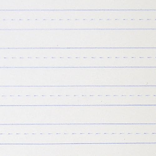 School Smart-85353 Skip-A-Line Ruled Writing Paper, 3/8 Inch Ruled Short Way, 8 x 10-1/2 Inches, White, Pack of 500 - size: 8" x 10.5" - 3/8" Ruled
