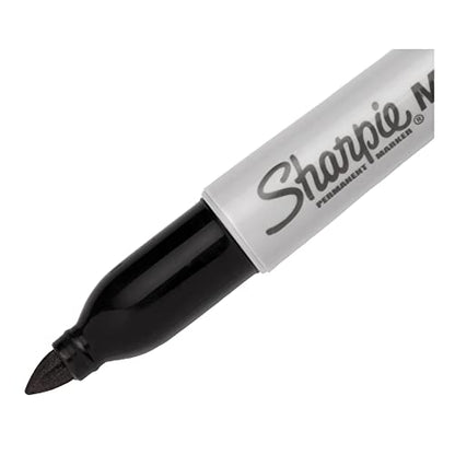 Sharpie Permanent Mini Markers, Fine Point, Black, 72 Count - Pocket Size, Keychain Clip for Badge, Nurse, Golf & Travel Use