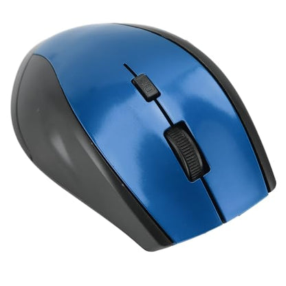 2.4G Mouse, Compact Laptop Mouse for Computer (Blue) - color: Blue