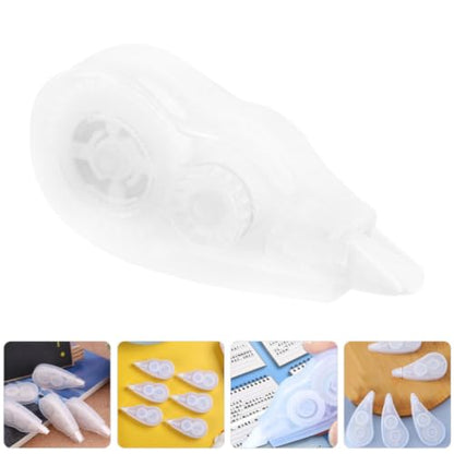 COHEALI 6pcs Correction Tape for School and Office, Easy Application with Ergonomic Shape, Portable Plastic White Instant Corrections Tape Compatible with Writing Instruments