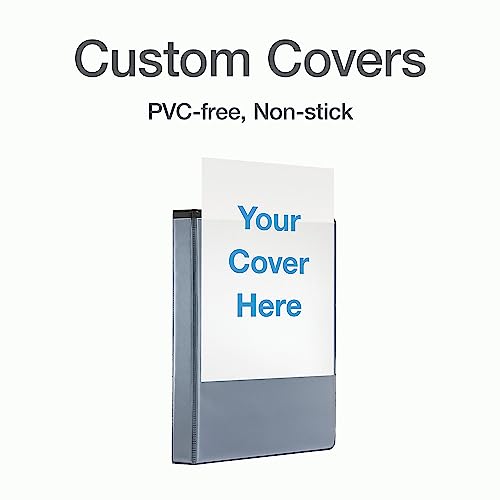 Cardinal 26301 Clearvue Binder, D-Ring, 1-Inch Capacity, 11-Inch x8-1/2-Inch, Black - color: Black, size: 1-Inch