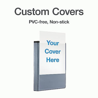 Cardinal 26301 Clearvue Binder, D-Ring, 1-Inch Capacity, 11-Inch x8-1/2-Inch, Black - color: Black, size: 1-Inch