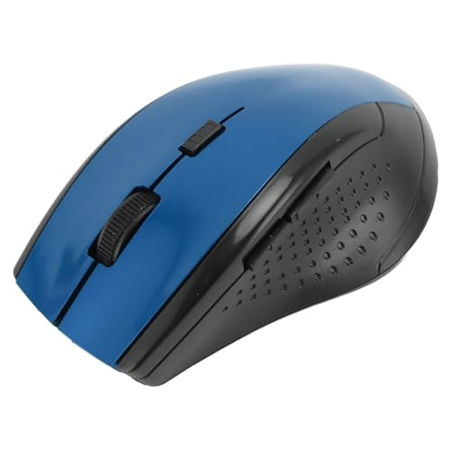 2.4G Mouse, Compact Laptop Mouse for Computer (Blue) - color: Blue