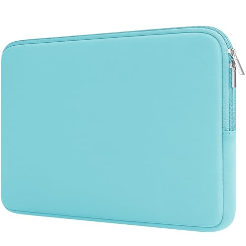 RAINYEAR Laptop Sleeve Case Compatible with 13.3 Inch Notebook Computer Tablet Chromebook 14" MacBook Pro/Max M1 M2 M3 M4 M5 Soft Cover Protective Case Zipper Carrying Bag (Blue, Upgraded Version) - color: Blue(upgraded Version), size: 13"-13.3"