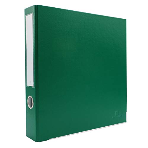 3-Ring Premium Binder - Evergreen, 2" Spine, by Bindertek | 325 Sheet Capacity, 1.25" D-Rings, Linen-Textured Covers, Steel Reinforced Edges, Spine Label Included - color: Evergreen, size: 2" Spine