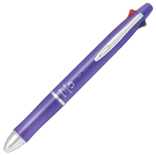 Pilot Multi Function Pen Dr. Grip, 0.5mm Acro Ink Ballpoint Pen, 0.5mm Mechanical Pencil, Lavender (BKHDF1SEF-LA) - color: Lavender