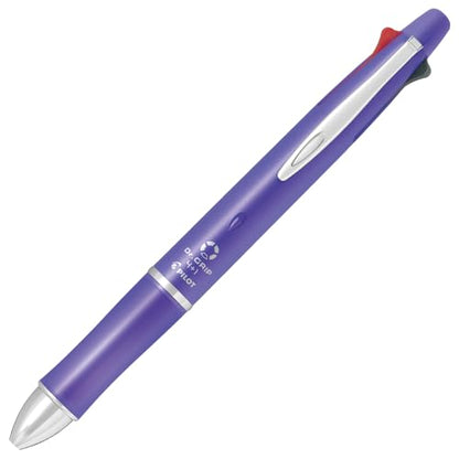 Pilot Multi Function Pen Dr. Grip, 0.5mm Acro Ink Ballpoint Pen, 0.5mm Mechanical Pencil, Lavender (BKHDF1SEF-LA) - color: Lavender