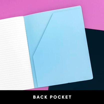 PAPERAGE Soft Cover Lined Journal Notebook, 2 Pack, (Lavender), 100 Pages, Large 7.5 inches x 9.5 inches, College Ruled, Ideal for Note Taking & Travel Journal - color: Lavender, style: Lined 100pgs (2 Pack)